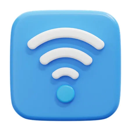 Wifi Signal  3D Icon