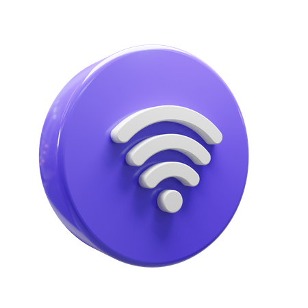 Wifi Signal  3D Icon