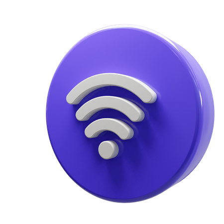 Wifi Signal  3D Icon