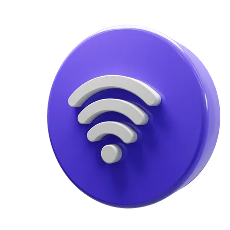 Wifi Signal  3D Icon