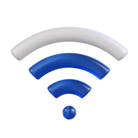 Wifi Signal  3D Icon