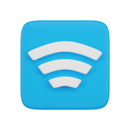 Wifi Signal  3D Icon