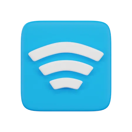 Wifi Signal  3D Icon