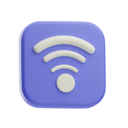 Wifi Signal  3D Icon