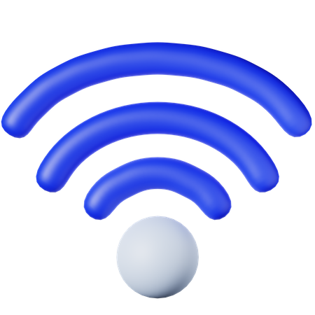 Wifi Signal  3D Icon