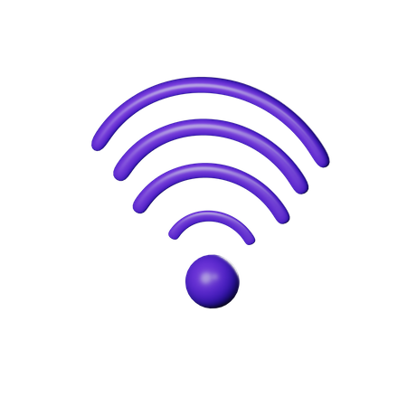 Wifi Signal  3D Icon