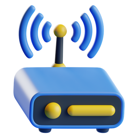 Wifi Signal  3D Icon