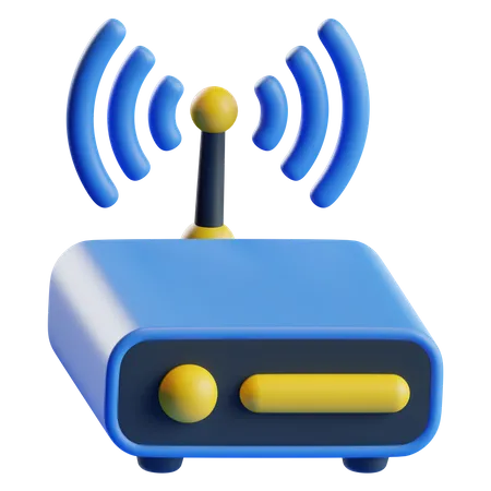 Wifi Signal  3D Icon