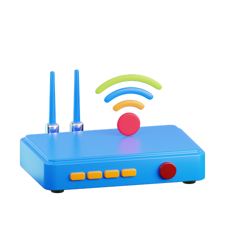 Wifi Signal  3D Icon