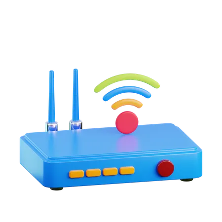 Wifi Signal  3D Icon