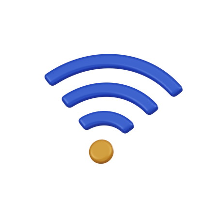 Wifi Signal  3D Icon