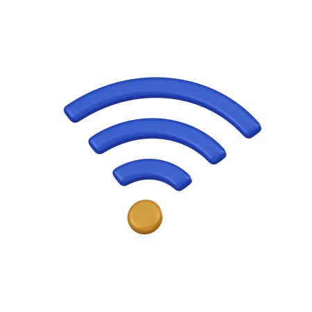 Wifi Signal  3D Icon