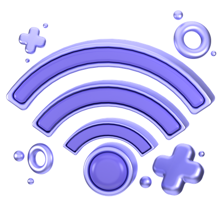 Wifi Signal  3D Icon