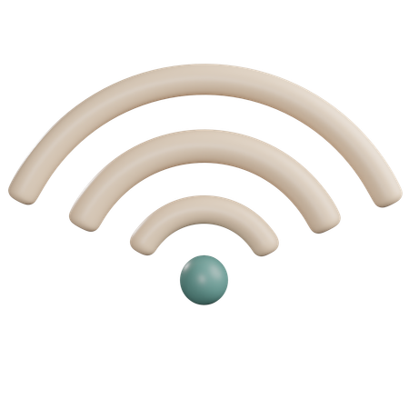 Wifi Signal  3D Icon