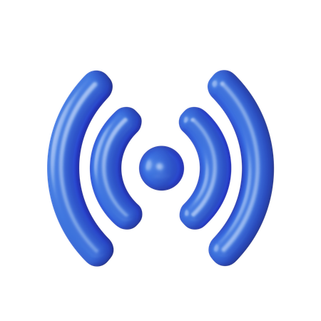 Wifi Signal  3D Icon