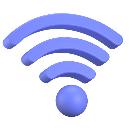 Wifi Signal  3D Icon