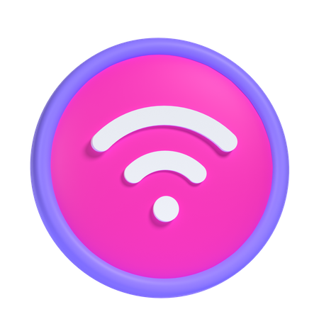 Wifi Signal  3D Icon