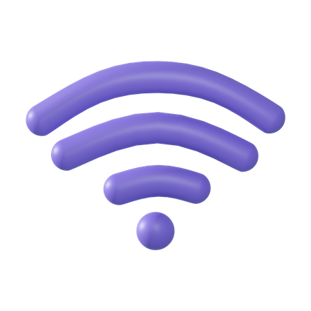 Wifi Signal  3D Illustration