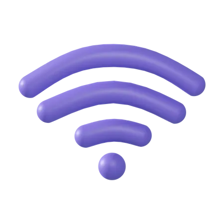 Wifi Signal  3D Illustration