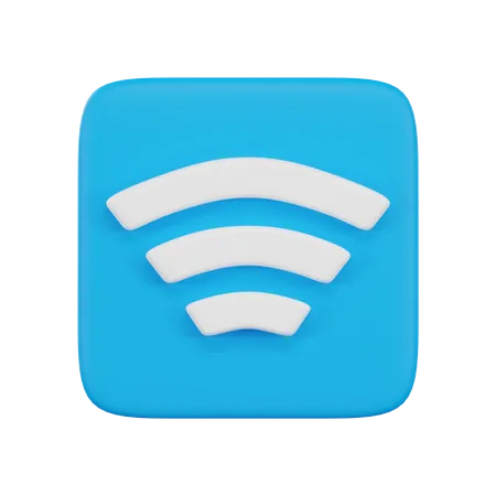 Wifi 3 D Icon 3 D User Interface 3 D Rendering 3D Icon