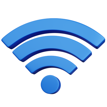 Wifi Signals  3D Icon
