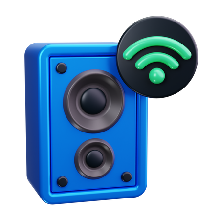 Wifi Speaker  3D Icon