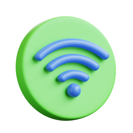 Wifi Spots  3D Icon