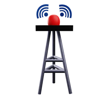 Wifi Tower  3D Icon
