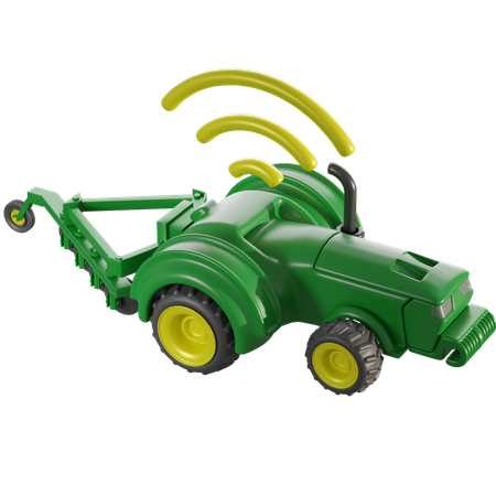 와이파이 트랙터  3D Icon