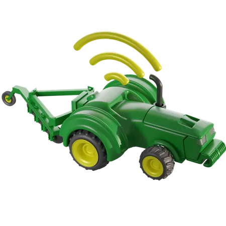 Wifi Tractor  3D Icon