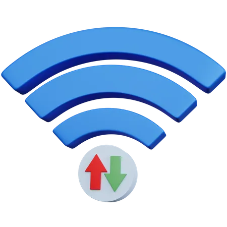 Wifi Transfer  3D Icon