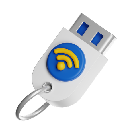 Wifi Usb  3D Icon
