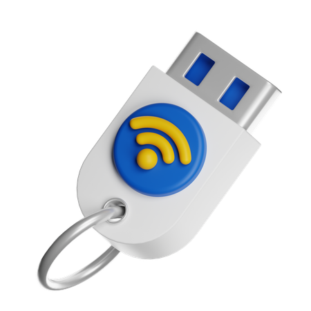 Wifi Usb  3D Icon