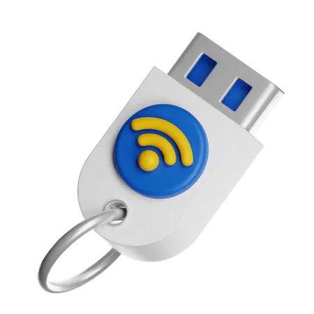 Wifi Usb  3D Icon