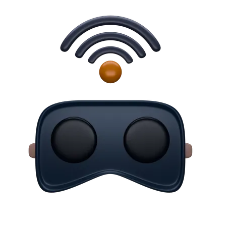 Wifi Virtual Reality  3D Icon