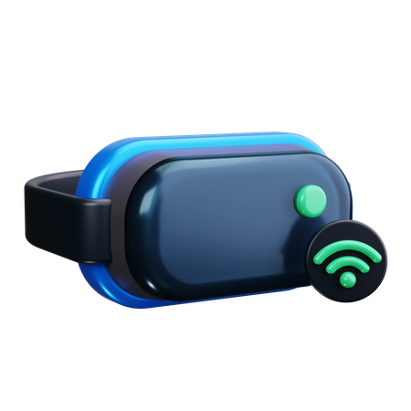 Wifi Vr Glass  3D Icon