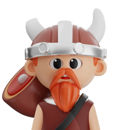 Wikinger  3D Icon