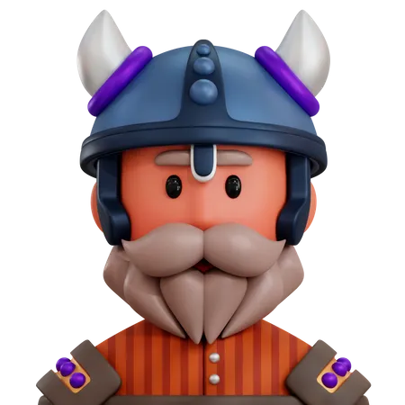 Wikinger  3D Icon