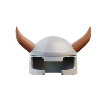 Wikingerhelm  3D Illustration