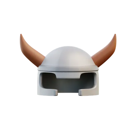 Wikingerhelm  3D Illustration