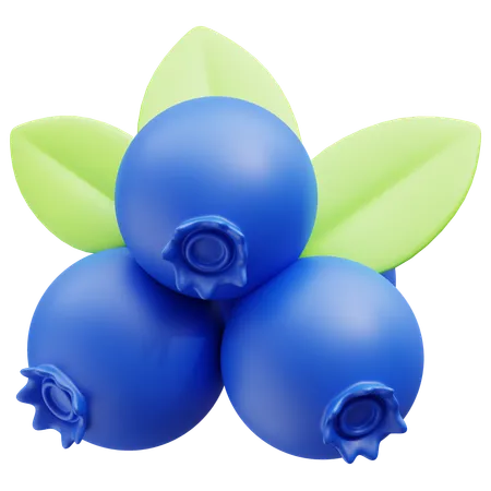 Wild Blueberry  3D Icon