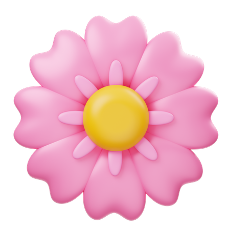 Wild Flower  3D Icon