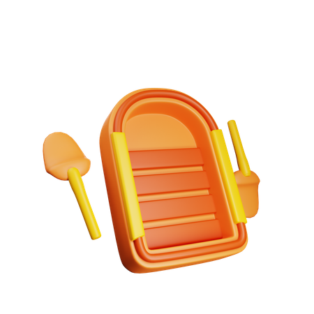 Wildwasserrafting  3D Icon