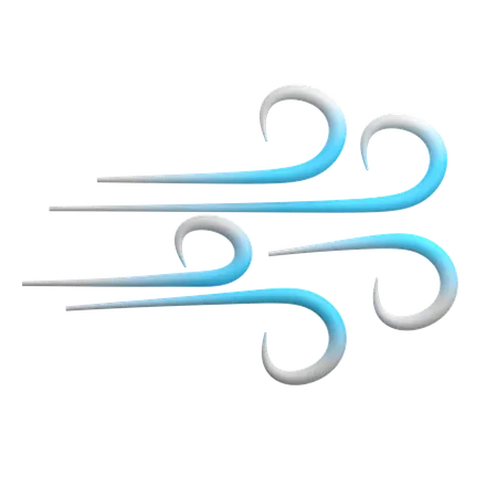 Wind  3D Icon