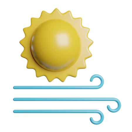 Wind  3D Icon