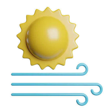 Wind  3D Icon