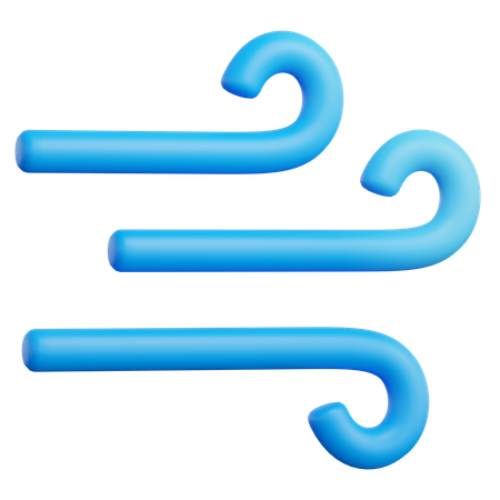Wind  3D Icon