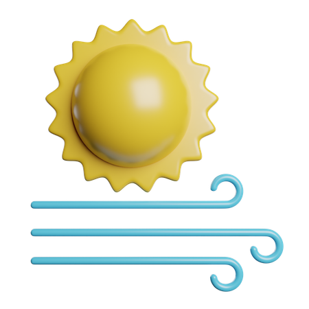 Wind  3D Icon