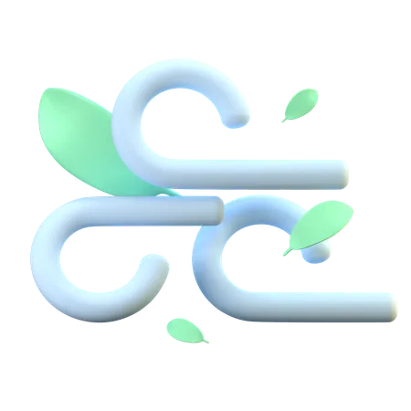 Wind  3D Icon