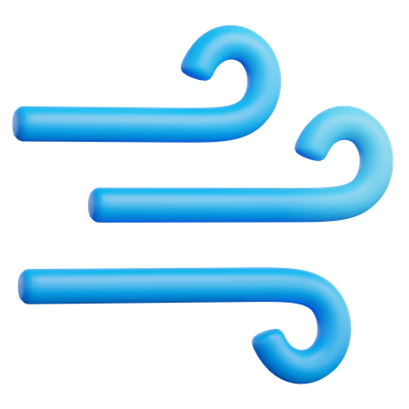 Wind  3D Icon